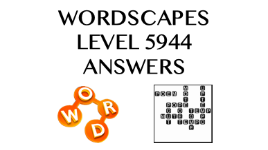 Wordscapes Level 5944 Answers
