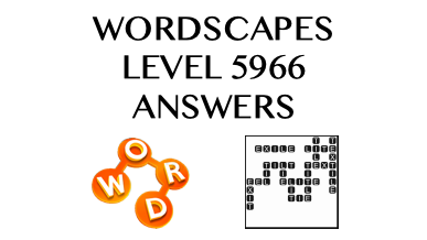 Wordscapes Level 5966 Answers