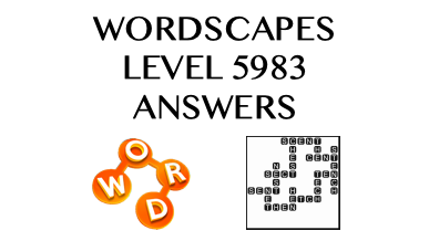 Wordscapes Level 5983 Answers