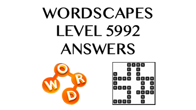 Wordscapes Level 5992 Answers
