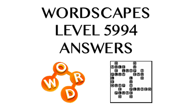 Wordscapes Level 5994 Answers