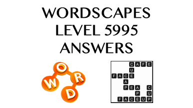 Wordscapes Level 5995 Answers