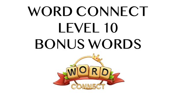 word connect level 10 answers