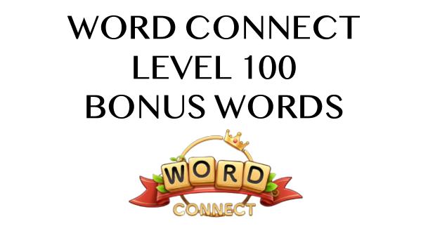 word connect level 100 answers