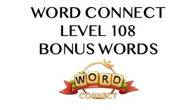 word connect level 108 answers