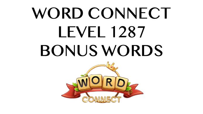 word connect level 1287 answers