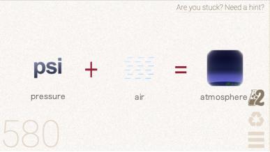 How to make Atmosphere in Little Alchemy