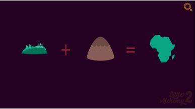 How to make Continent in Little Alchemy 2