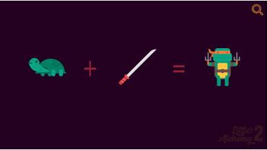 How to make Ninja Turtle in Little Alchemy 2